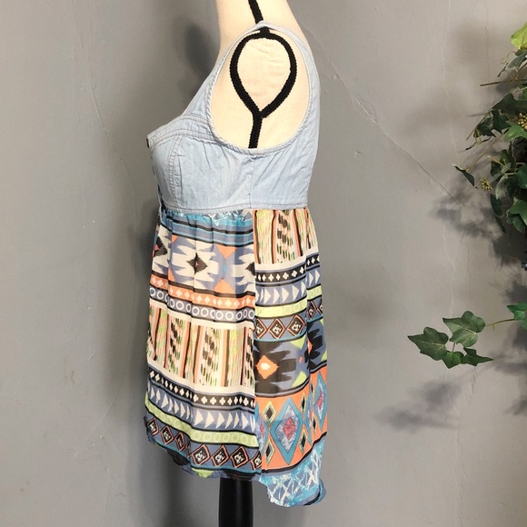 DOLLED UP by F.A.N.G. Aztec Tank Blouse - Picture 2 of 5